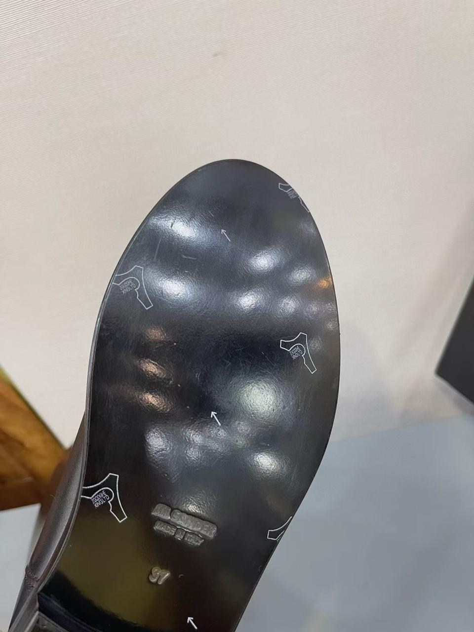 женские сапоги,сапоги высокие,jil sander сапоги,кожаные сапоги,кожаные женские сапоги