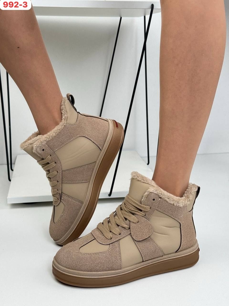 ,зимние женские кеды натуральная кожа на платформе reversal 316743013,зимние женские кеды натуральная кожа на платформе reversal 4748s бежевый-нубук,женская ,зимние женские кеды натуральная