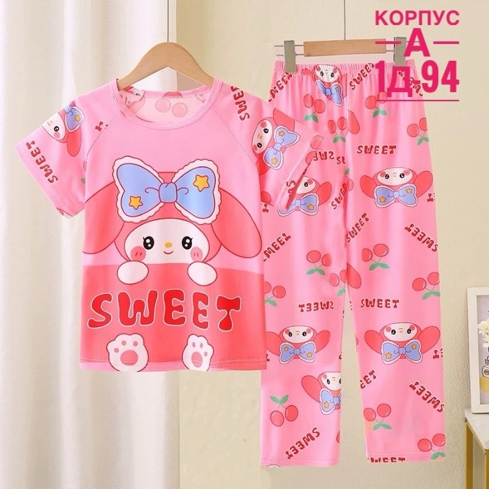 пижама для девочек детская,пижамы для малышей,детская пижама sanrio,пижама с санрио,пижамы для девочек