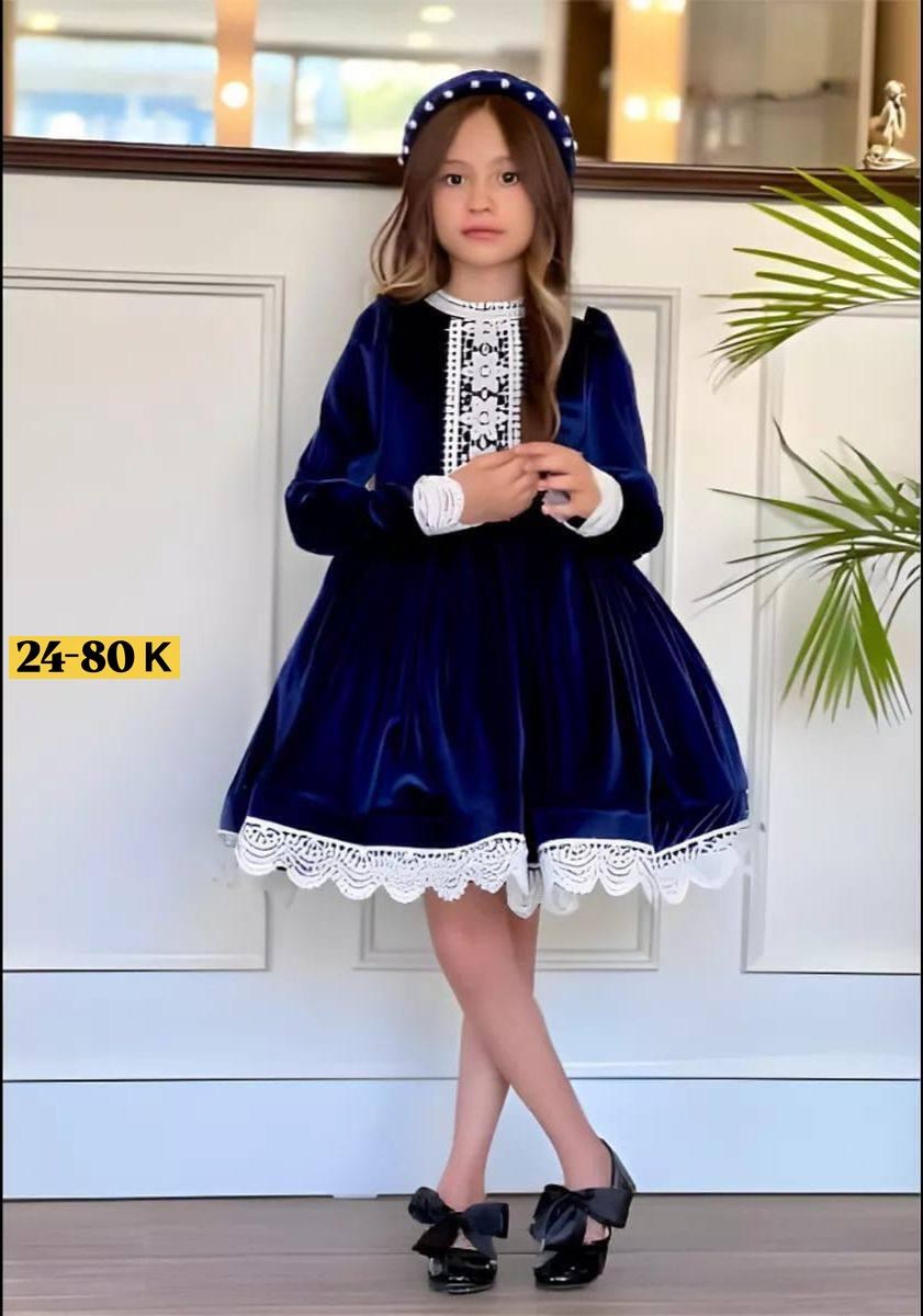 платье для девочки,бархатное платье для девочки,платье бархатное для девочки sp0167 (синий),платье бархатное для девочки sp0077 темно-синий,школьная платья