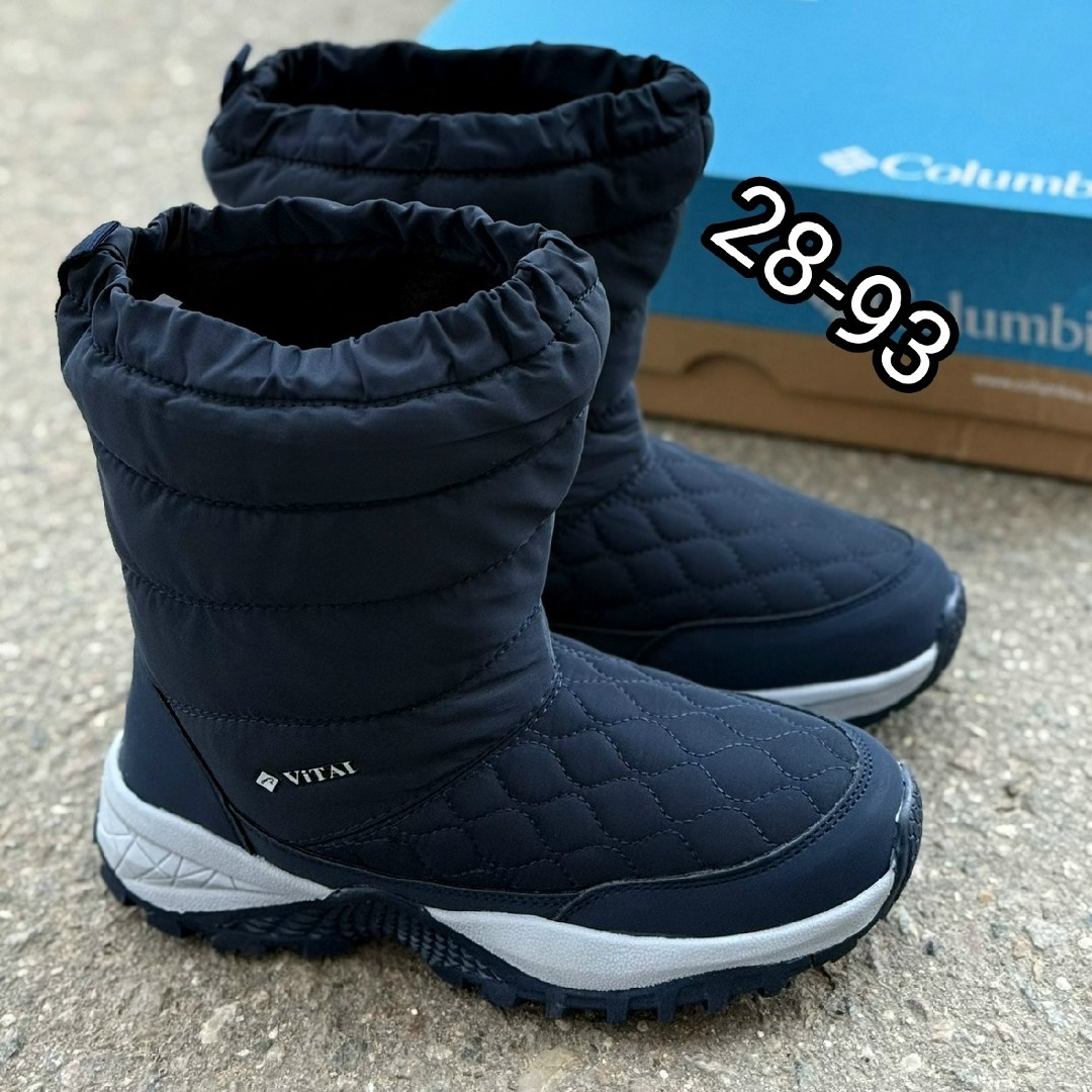 дутики,женские дутики,женские дутики 2235-1 черные,,дутики columbia