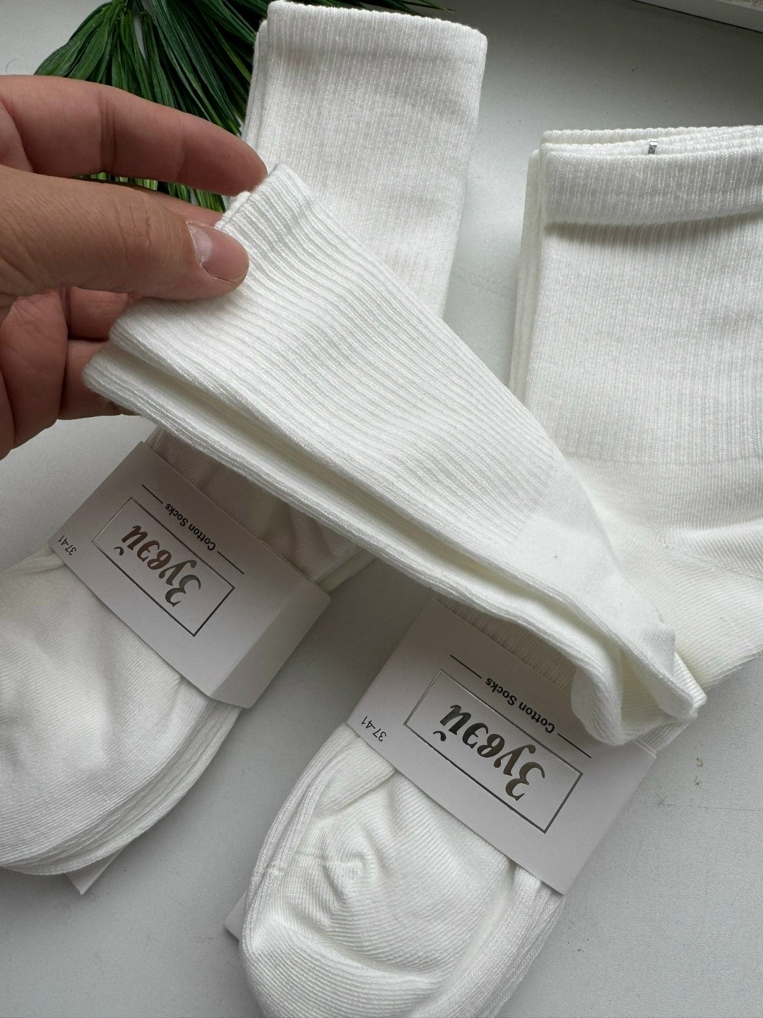 женские носки,носки белые,носки высокие женские,носки женские белый,хлопковые носки