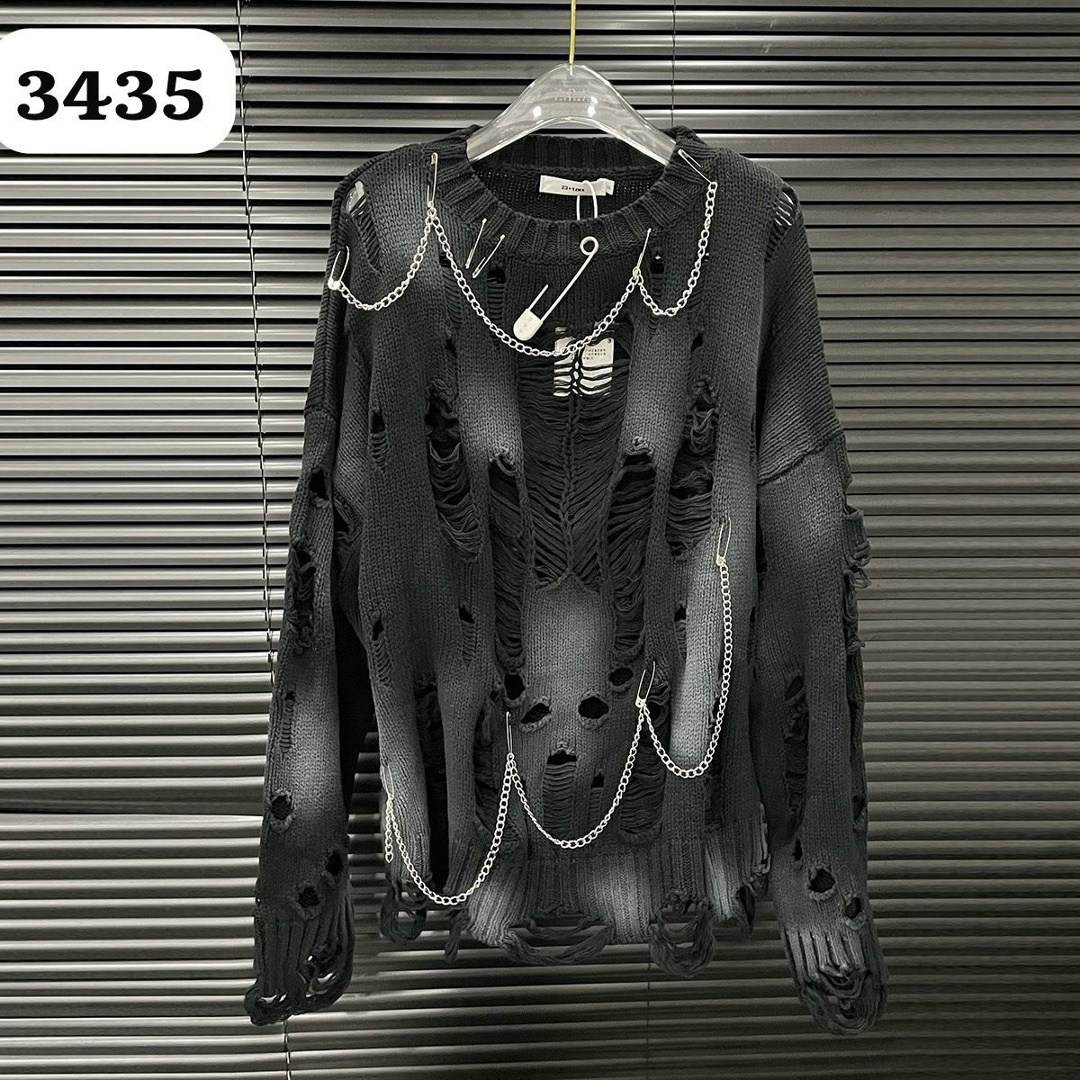 рваный свитер женский,кофта с дырками,рваная кофта,рваный свитер