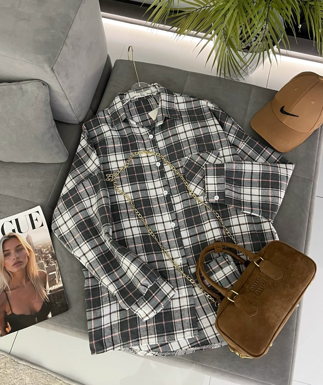 рубашка оверсайз в клетку betrendy wear,рубашка женская оверсайз в клетку,рубашка в клетку,женская рубашка в клетку,рубашка теплая оверсайз в клетку betrendy wear