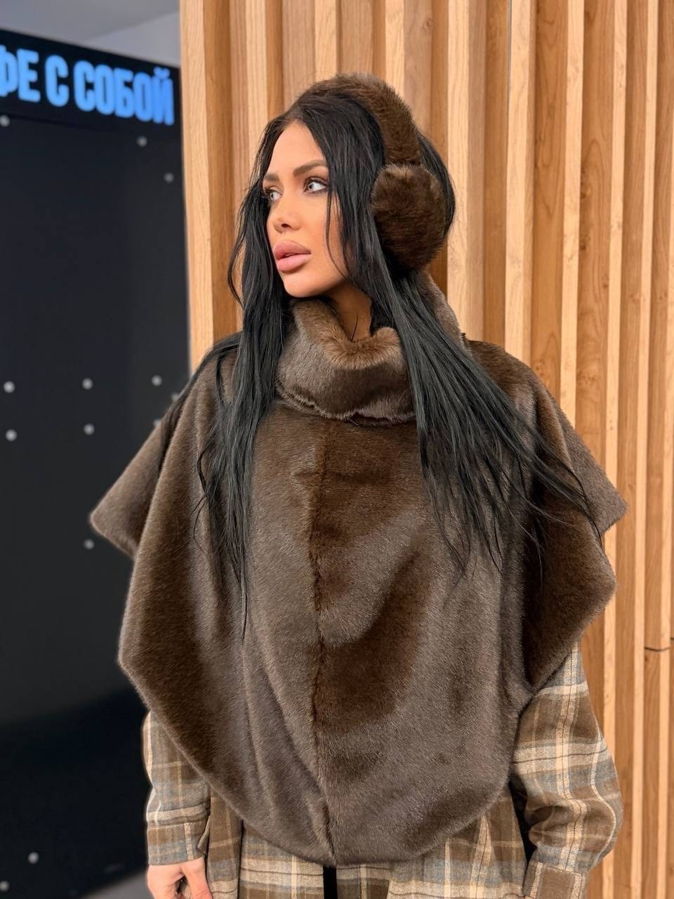шуба,шубка,шуба норковая,меховая шапка,пончо из норки