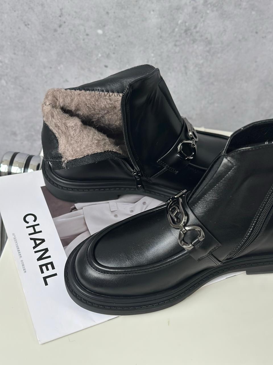 ,лоферы зимние женские черный chagee,ботинки женские, женская,лоферы женские зимние