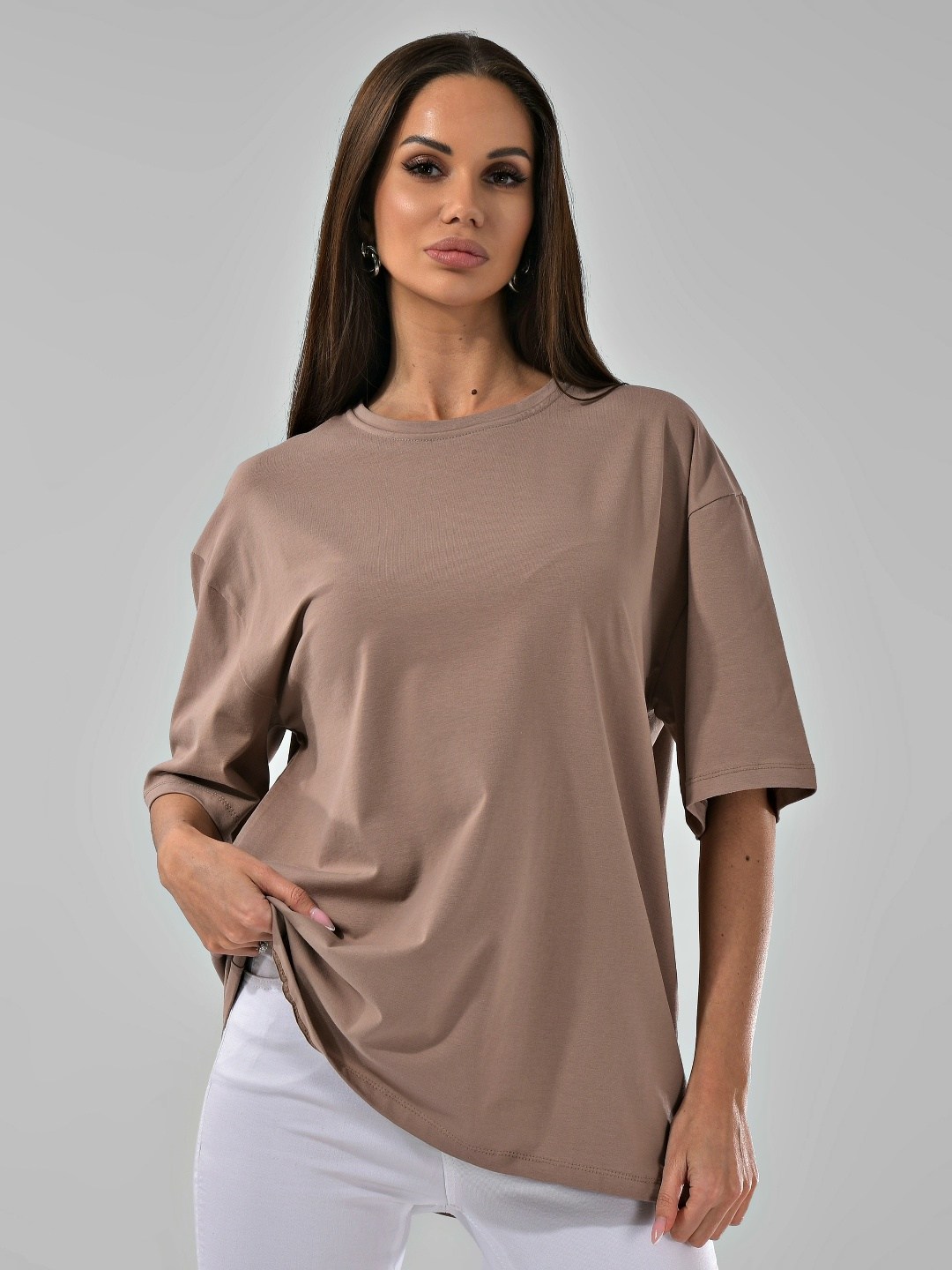 женская футболка оверсайз,футболка оверсайз однотонная базовая,футболка оверсайз,базовая футболка оверсайз,футболка в стиле оверсайз