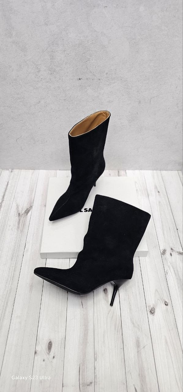 ,ботильоны gianvito rossi замшевые на каблуке,женские ботильоны,замшевые ботильоны,ботильоны