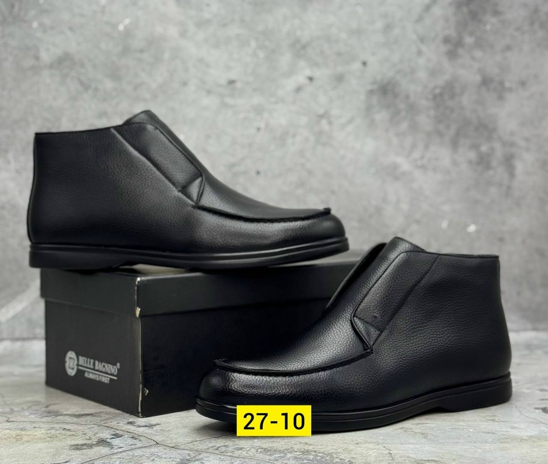 ,мужская  дербент,ботинки мужские,мужская ,лоферы лоро пиано черные кожаные