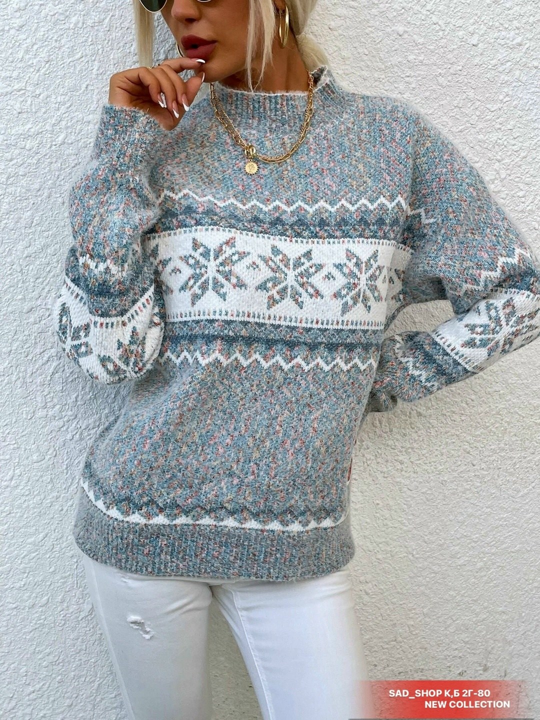 свитер со снежинками,рождественский свитер осень-зима полуводолазка снежинка свитер женский l серый,свитер зимние,женские вязаные свитера,вязаный свитер осенне-зимний рождественский пуловер полуводола