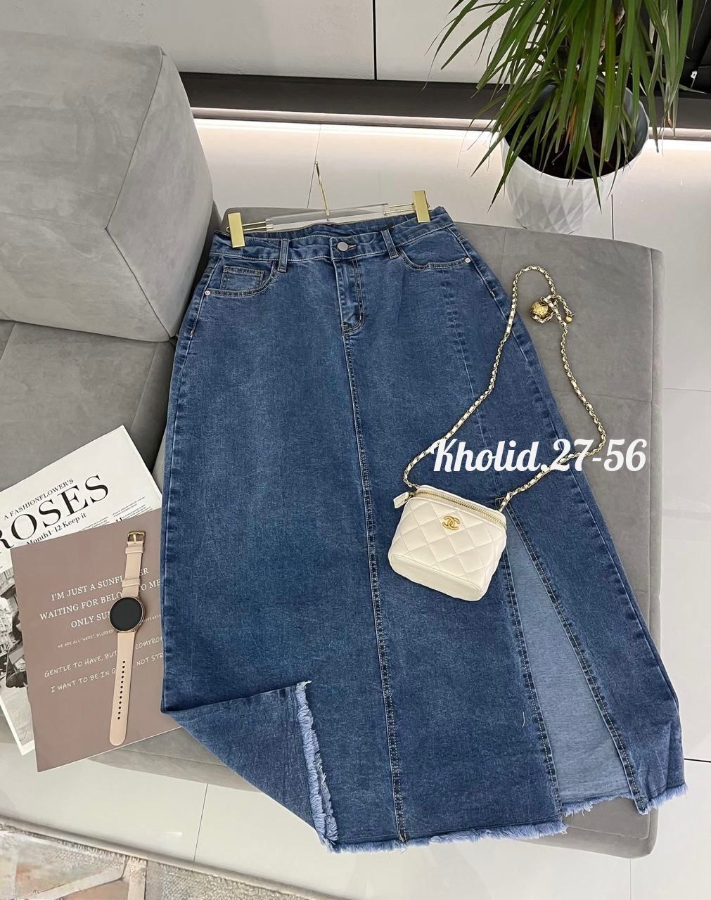 джинсовая юбка,юбка джинсовая женская,юбка длинная джинсовая,джинсовая юбка миди,джинсовая юбка женская с высокой талией