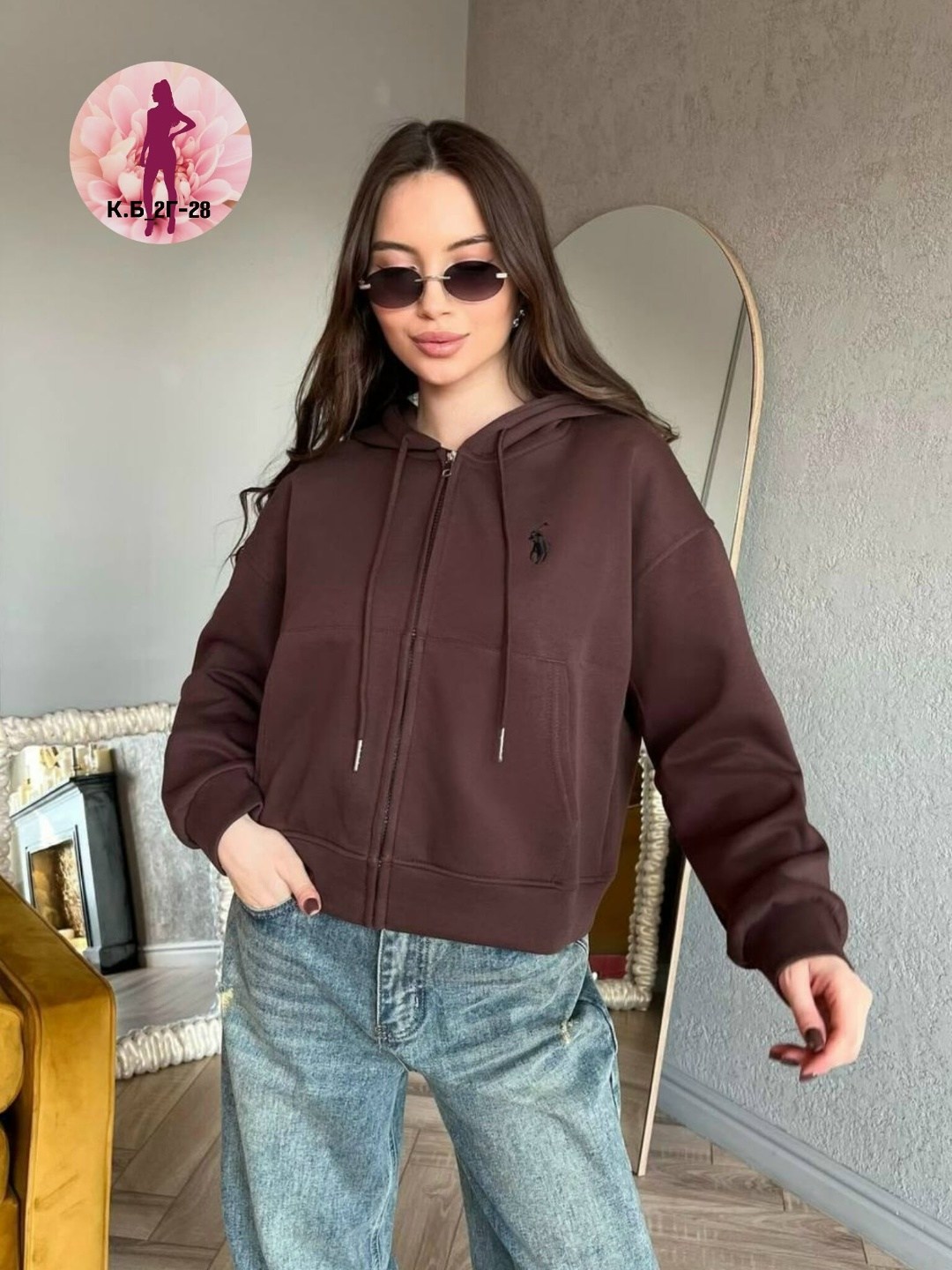 укороченная зип худи на молнии оверсайз,женская кофта,толстовка женская,зип худи кофта на молнии miartland цвет серый,толстовка