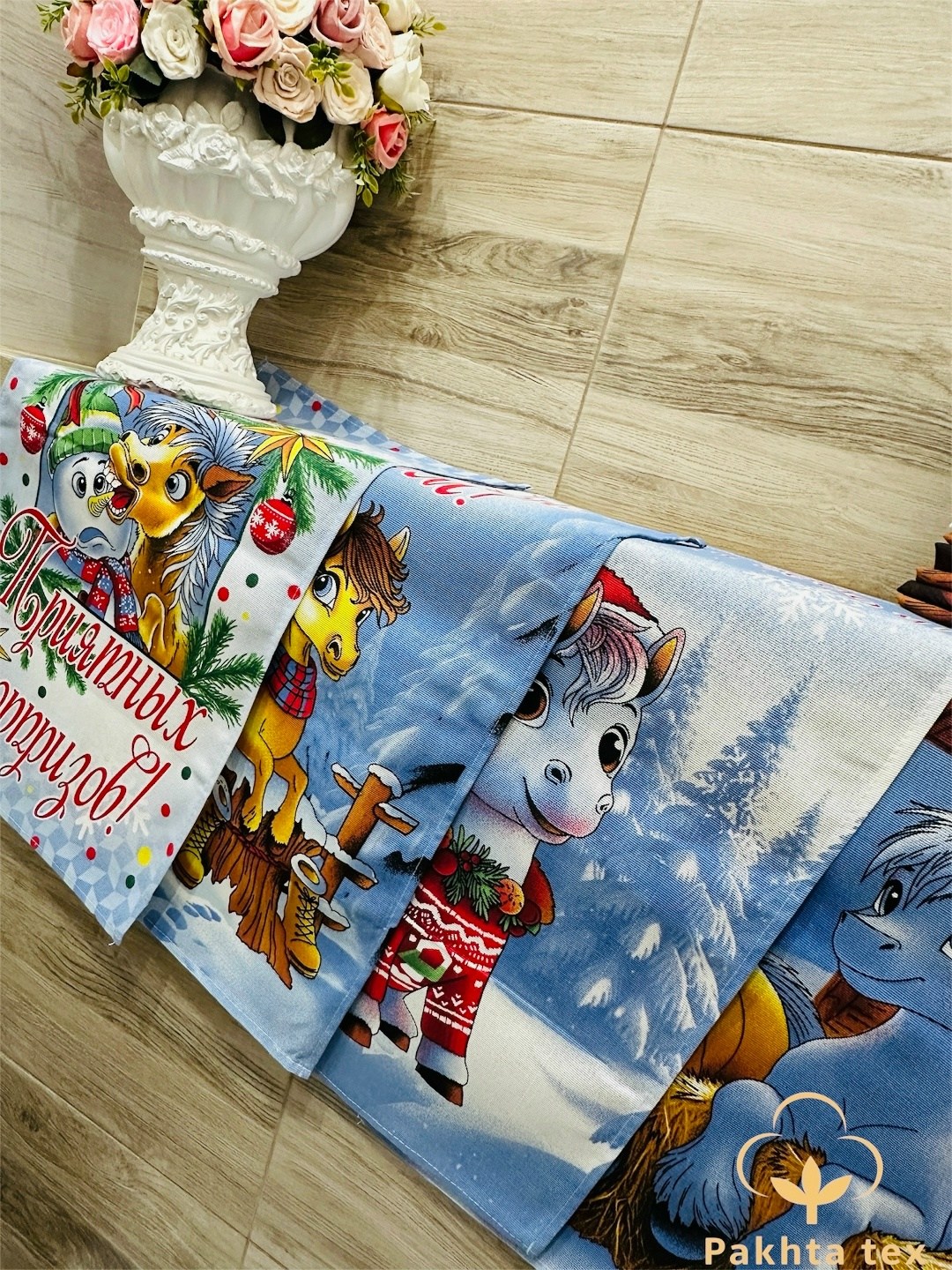 новогодние полотенца для кухни,набор вафельные полотенца,полотенце вафельное,полотенца кухонное,набор кухонные полотенца вафельные