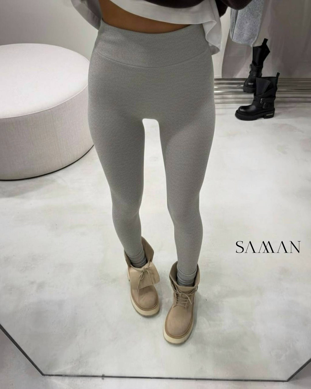 легинсы atlas plus в рубчик темно-серый,легинсы,лосины леггинсы женские,легинсы женские,женские леггинсы