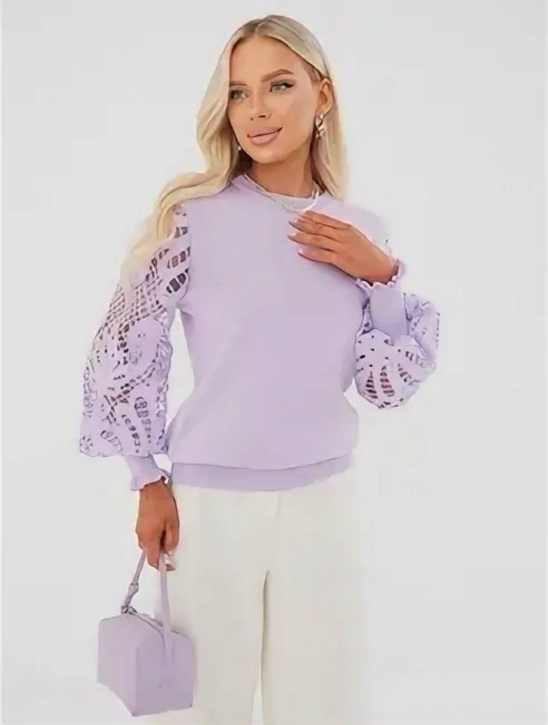 кофта женская,кашемировые кофты на е,блузка бежевая,женская блузка,кофта с кружевными рукавами