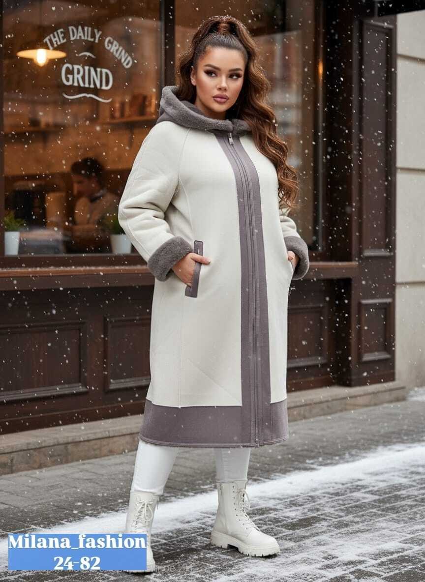 дубленка больших размеров с капюшоном двухсторонняя ламани,дубленка женская,дубленка зимняя авиатор из экомеха длинная viti wj 172604107,двухсторонняя дубленка женская,дубленка двусторонняя