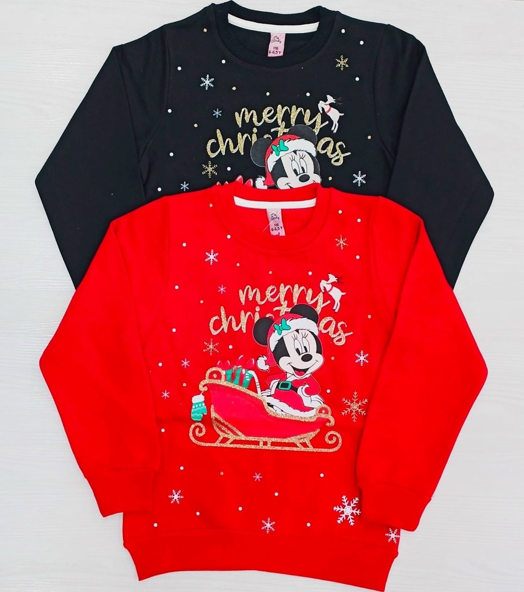 свитшот новогодний,детская новогодняя кофта,mickey mouse christmas sweatshirt,новогодняя кофта для девочки,рождественские свитера