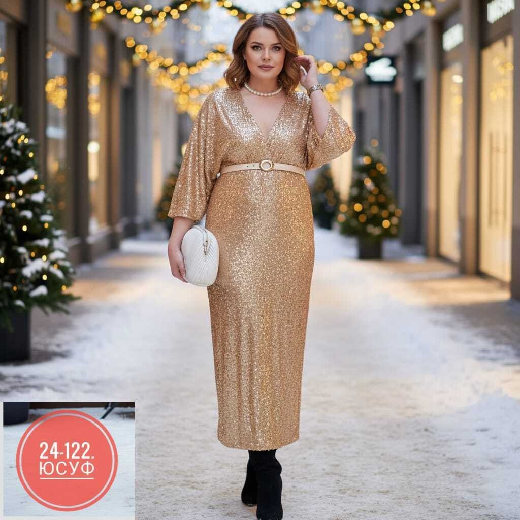платье на запах вечернее нарядное с пайетками на новый год eva davidova,вечернее платье с пайетками invite 4087 серый размер 50-58,нарядное платье,платье на запах вечернее нарядное с пайетками eva dav