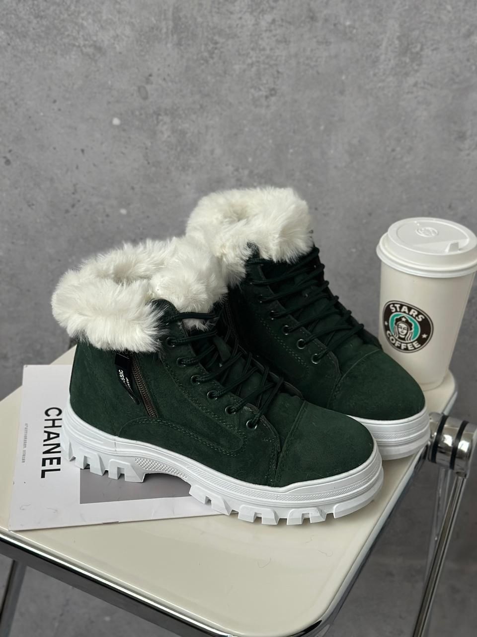 ,зеленые ботинки,ботинки женские зимние,ботинки женские зеленые,ботинки женские