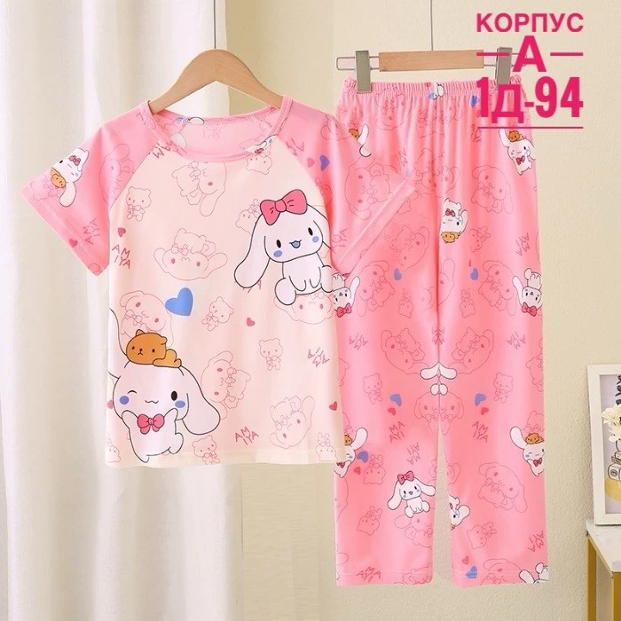 пижама для девочек детская,пижамы для малышей,детская пижама sanrio,пижама с санрио,пижамы для девочек