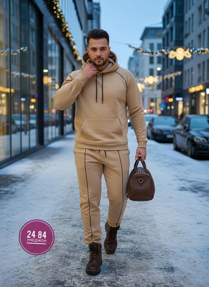 спортивный костюм бежевый,спортивный костюм,костюм на флисе,костюм бежевый,утепленный костюм