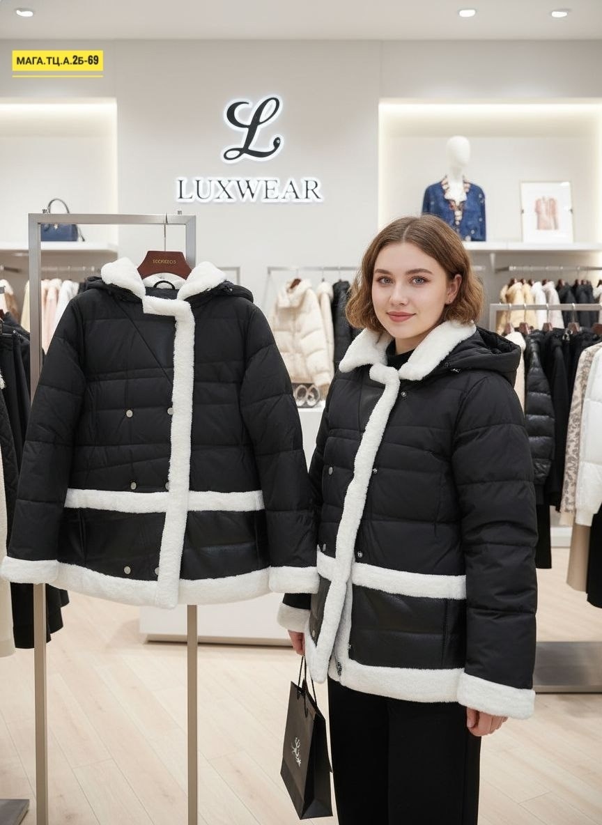 женская зимняя куртка,женская куртка,куртка,женский пуховик,комбинированное пальто