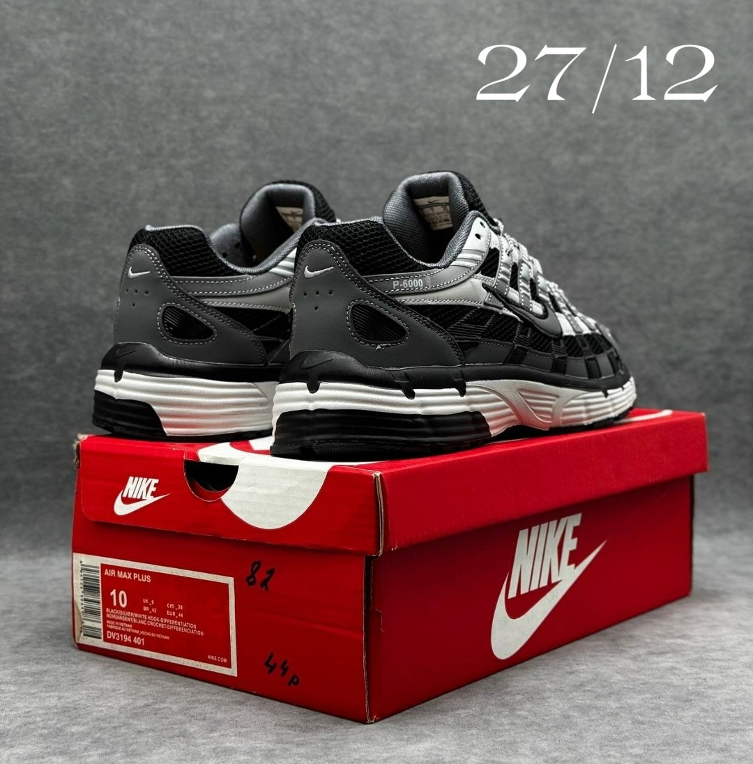 кроссовки nike p-6000,nike кроссовки мужские,кроссовки для бега p-6000 с низким верхом черный серебряный серый nike,мужские кроссовки,кроссовки мужские nike р 6000