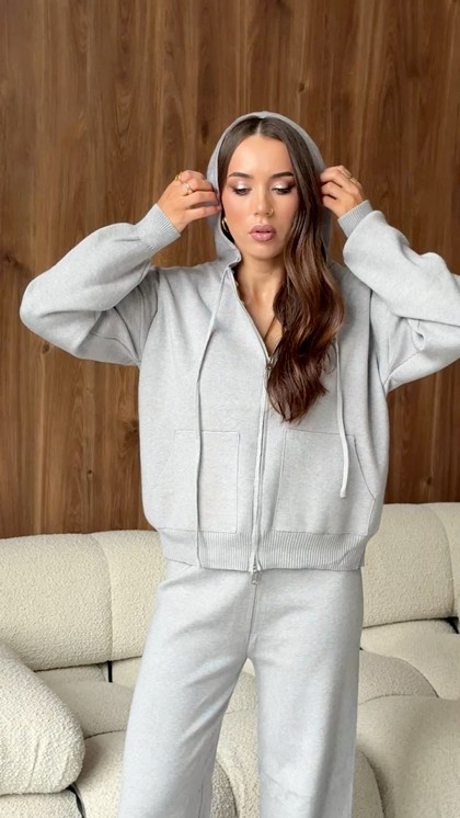 толстовка с брюками,женский костюм серый,костюм женский,костюм спортивный,серый спортивный костюм