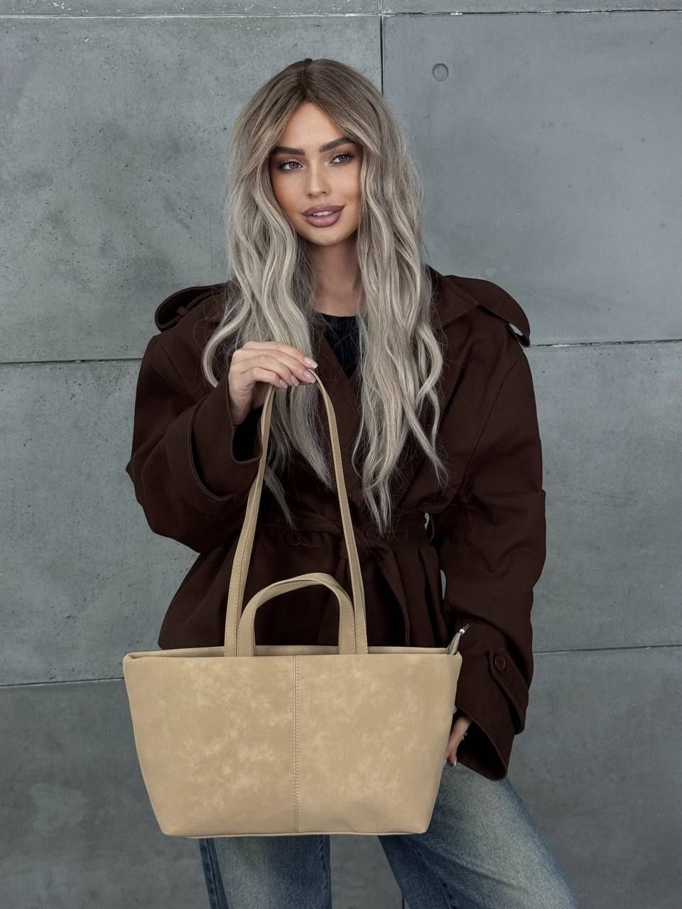 замшевая большая вместительная сумка,сумка женская тоут замшевая коричневая,прямоугольная сумка-тоут из замши,новая роскошная женская сумка, замшевая большая вместительная сумка,замшевые сумки-тоуты д