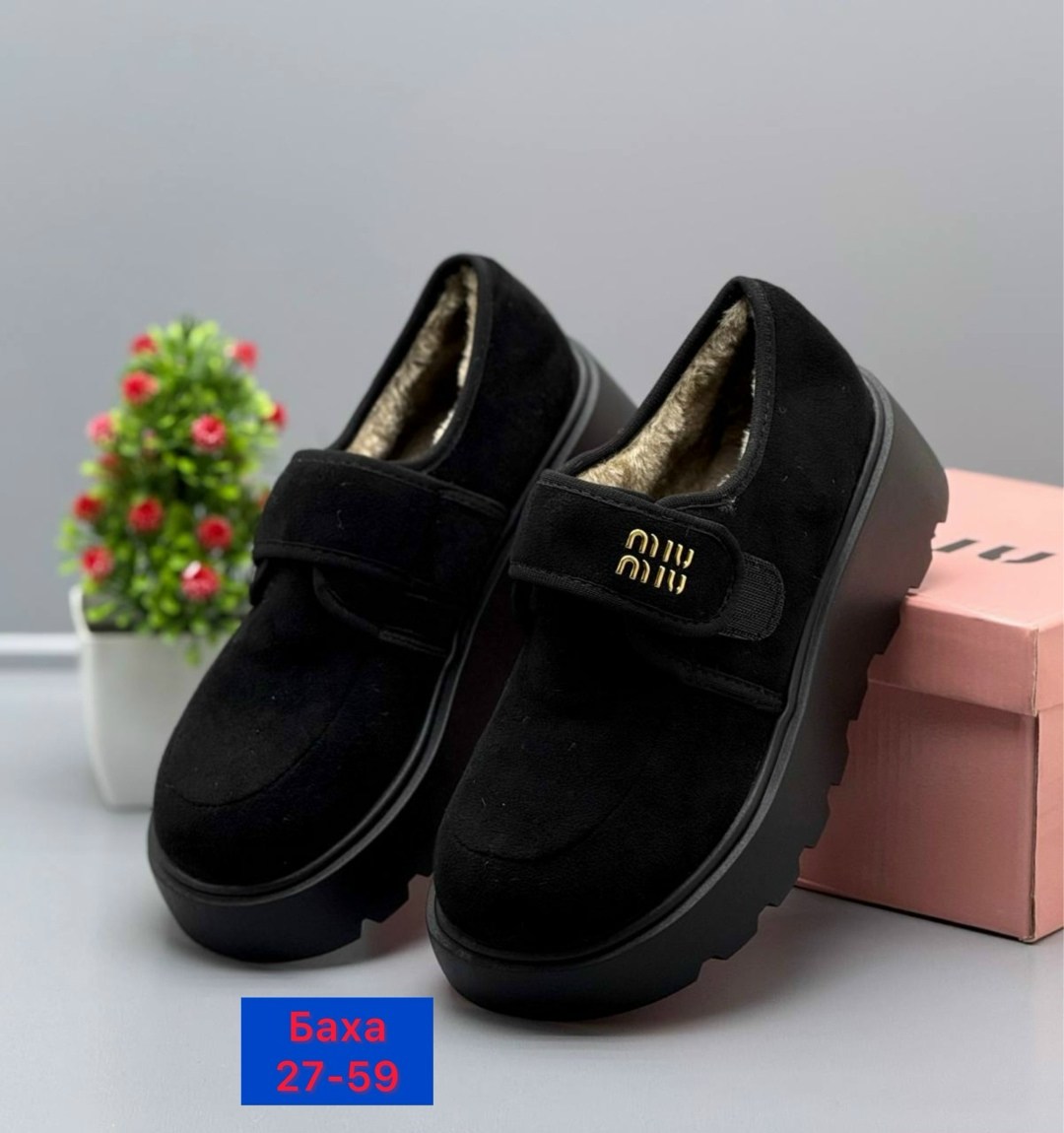 ,меховые замшевые туфли на плоской подошве на платформе,угги замш,женская ,ботинки замш