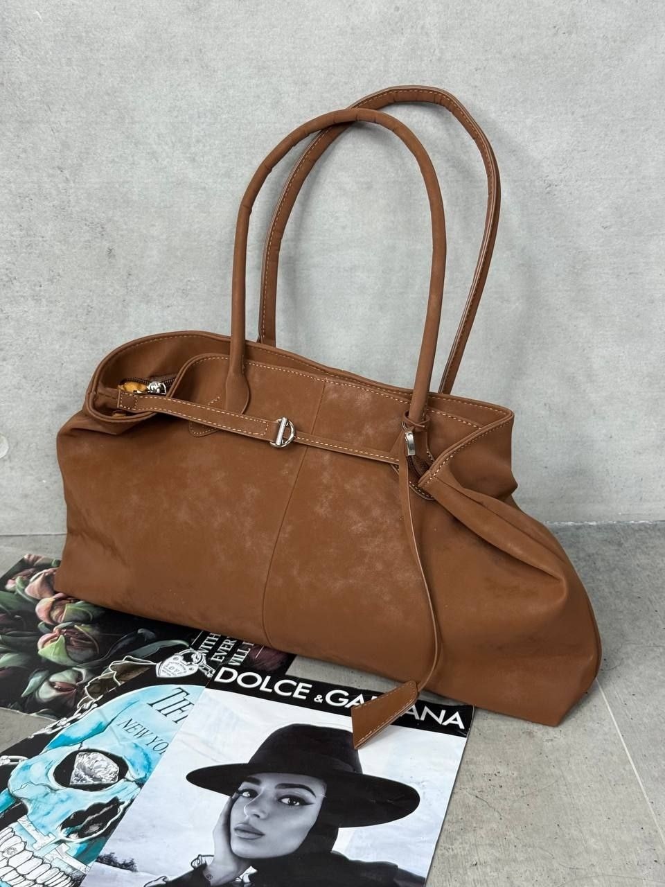 большая универсальная сумка цвета графит,сумка,сумка замшевая,модная большая сумка,женская сумка большая