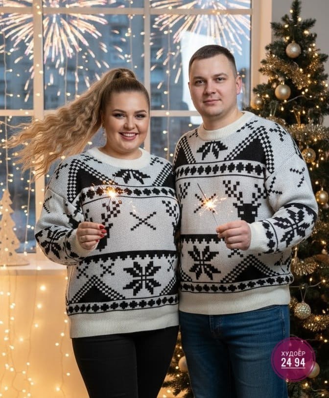 свитер новогодний,красные новогодние свитера,парные новогодние свитера,свитер мужской новогодний,рождественские свитера