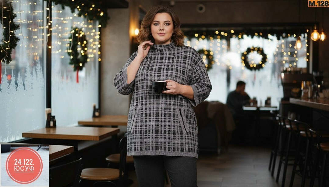 кофта женская,туника теплая большие размеры,,туника женская,туника теплая