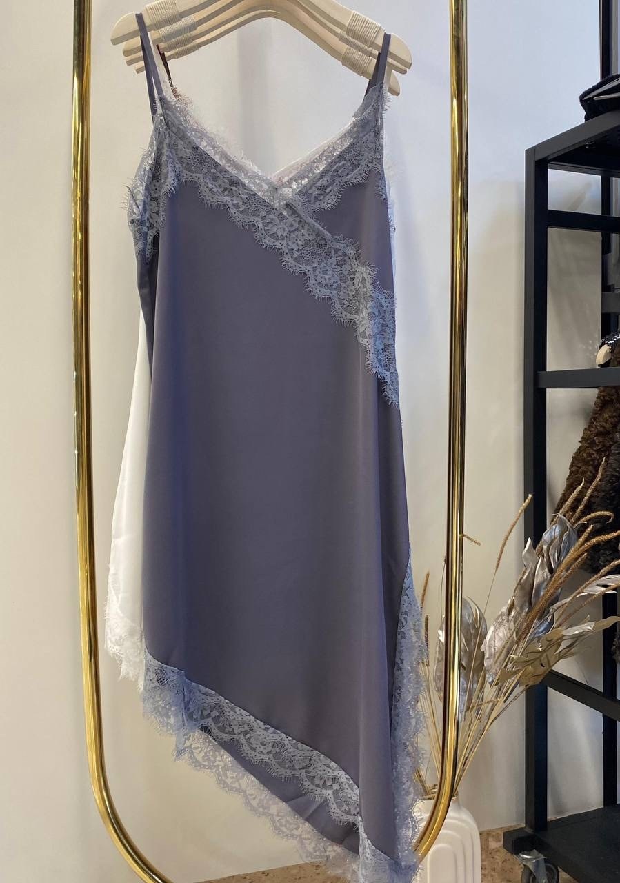 женское шелковое платье,шелковое платье комбинация короткое,атласное платье,топ шелковый с кружевом