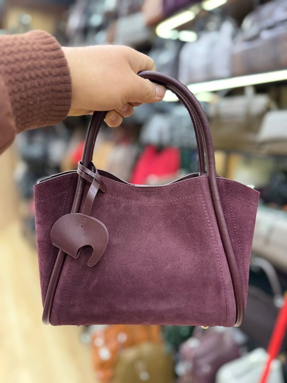 сумка,сумка женская,женская сумка-тоут из искусственного замша,сумка замшевая большая,женская большая сумка из искусственной замши