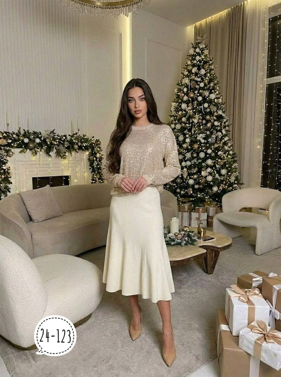 юбка с пайетками,костюм вечерний блестящий с юбкой emberens 192236988,юбка с пайетками длинная,белая юбка с пайетками,костюм вечерний блестящий с юбкой emberens