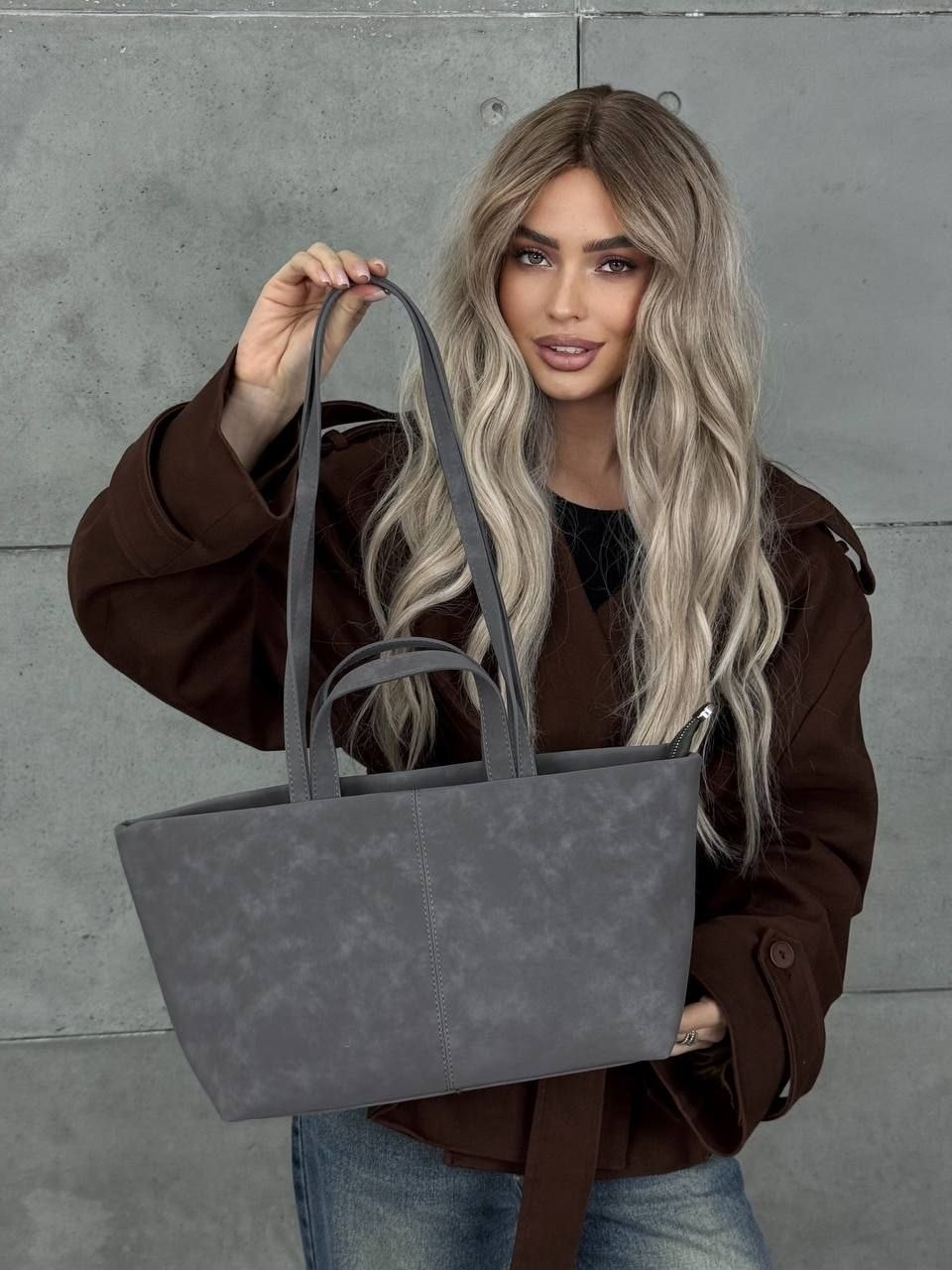 замшевая большая вместительная сумка,сумка женская тоут замшевая коричневая,прямоугольная сумка-тоут из замши,новая роскошная женская сумка, замшевая большая вместительная сумка,замшевые сумки-тоуты д