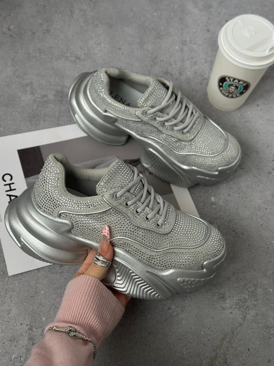 женские кроссовки,кроссовки,кроссовки со стразами,кроссовки на платформа,блестящие кроссовки