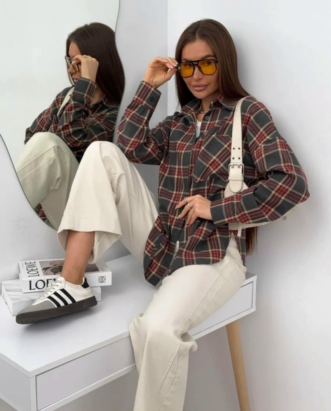 рубашка в клетку,женская рубашка в клетку оверсайз,рубашка клетчатая,женская рубашка в клетку,рубашка в клетку оверсайз удлиненная