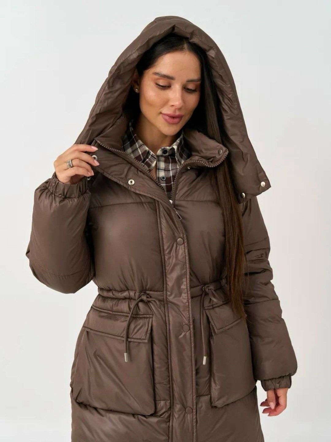 зимняя куртка длинная с капюшоном soname studio 505349463,овертайм пуховик из плащевки 11921 арт. 48997 цвет: кофе темный,зимняя куртка с капюшоном оверсайз soname 258074396,пуховик,пуховик женский