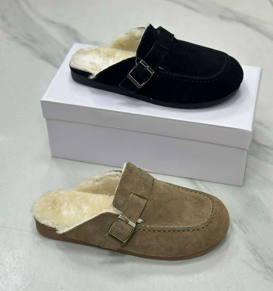 ,тапочки теплые домашние,мюли с мехом женские,женские тапочки с закрытым носком,меховые женские хлопковые шлепанцы