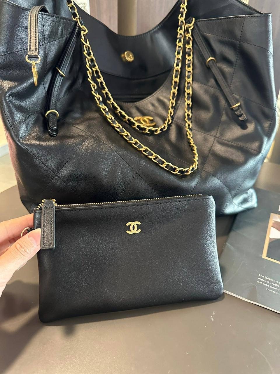 женская сумка chanel,сумка chanel,сумка шоппер шанель,женская черная кожаная сумка chanel shopping bag,брендовые сумочки