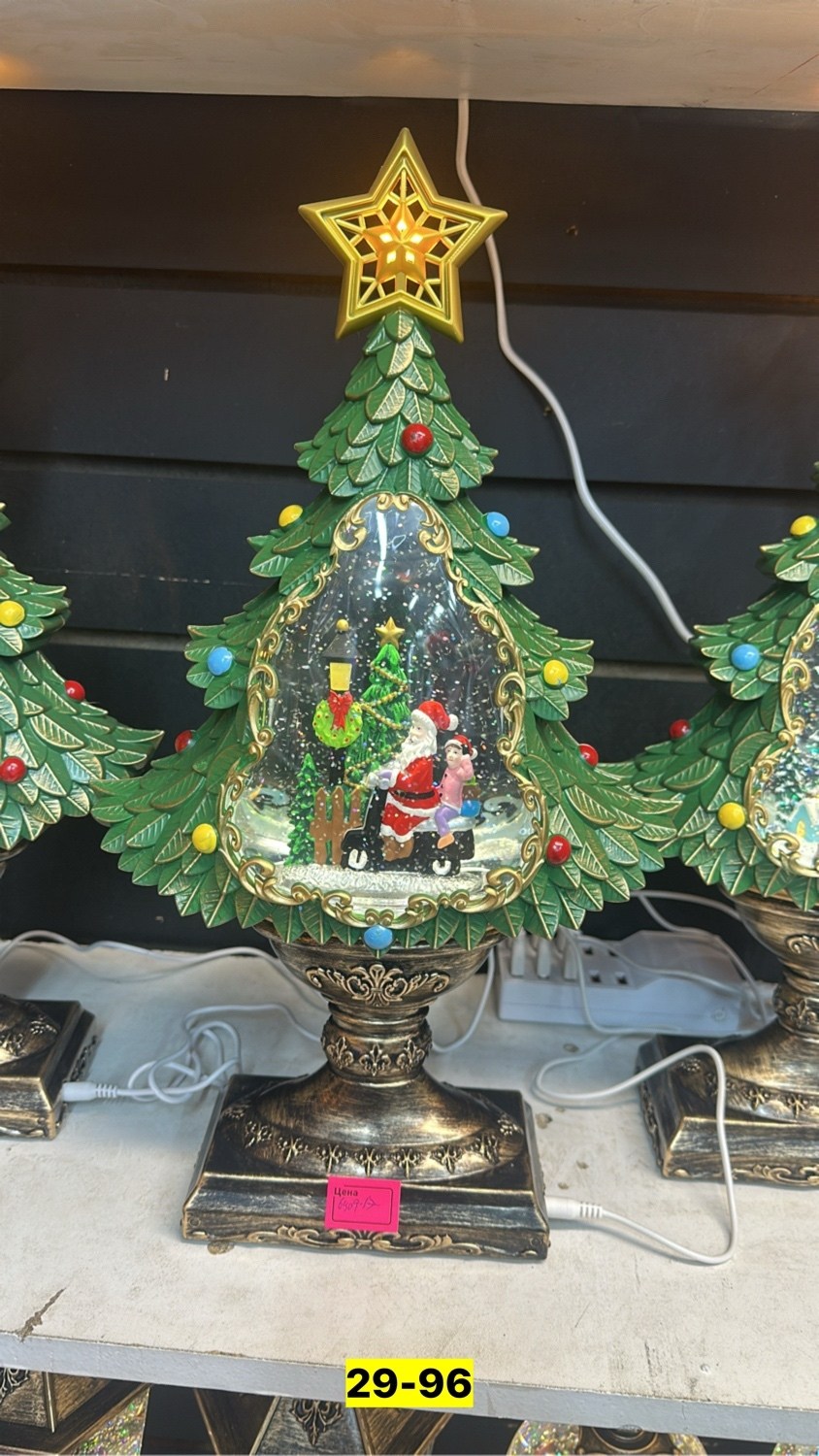 новогодний светильник в виде елки,,фонарь новогодний светильник елка дед мороз,новогодний светильник ёлка 29см,новогодний фонарь с подсветкой елка музыкальный abrozi,новогодний светильник ёлка 29см r&