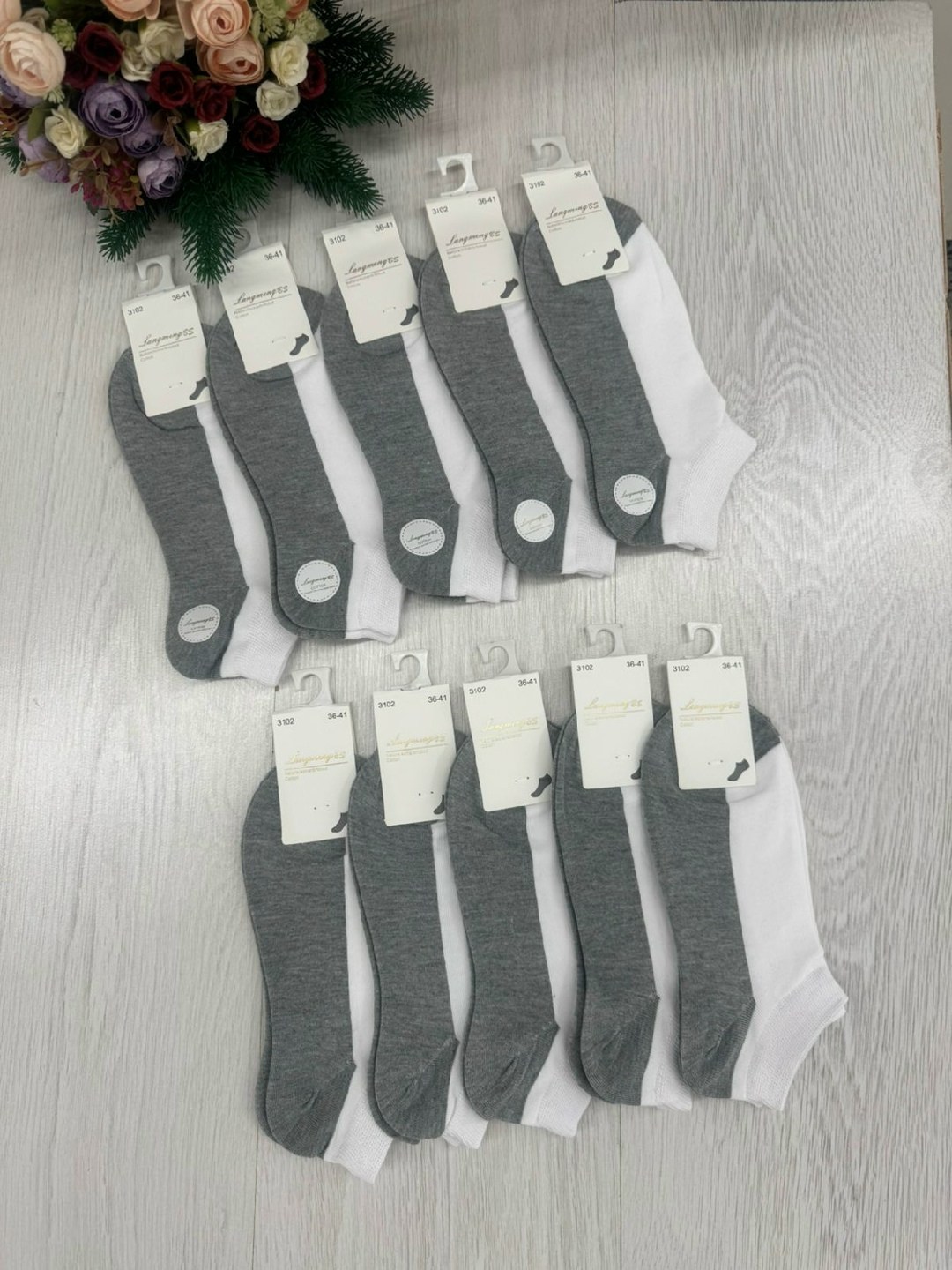 носки женские 10 пар,носки женские,носки мужские,носки комплект,носки короткие женские