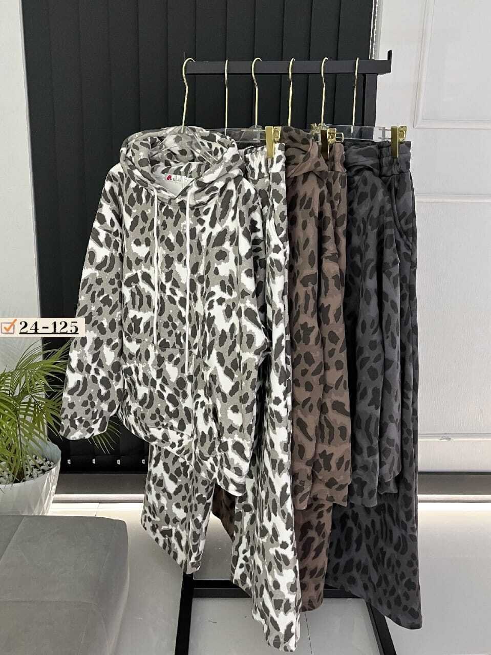 костюм двойка женский леопардовый,спортивный костюм теплый осенний леопардовый majiko,костюм леопардовый женский,леопардовый костюм двойка,леопардовый костюм