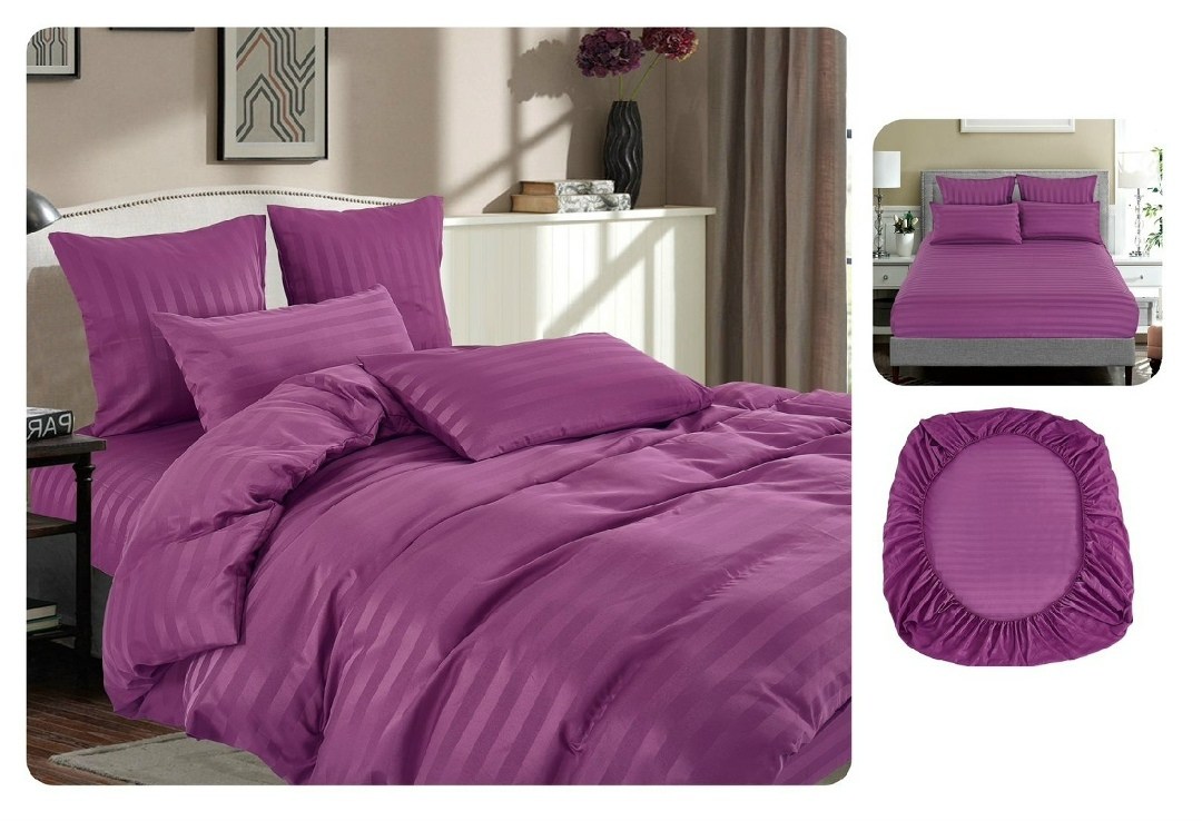 страйп сатин шампань,страйп сатин постельное белье,комплект постельного белья страйп сатин,кпб страйп сатин шампань,простыня на резинке страйп сатин