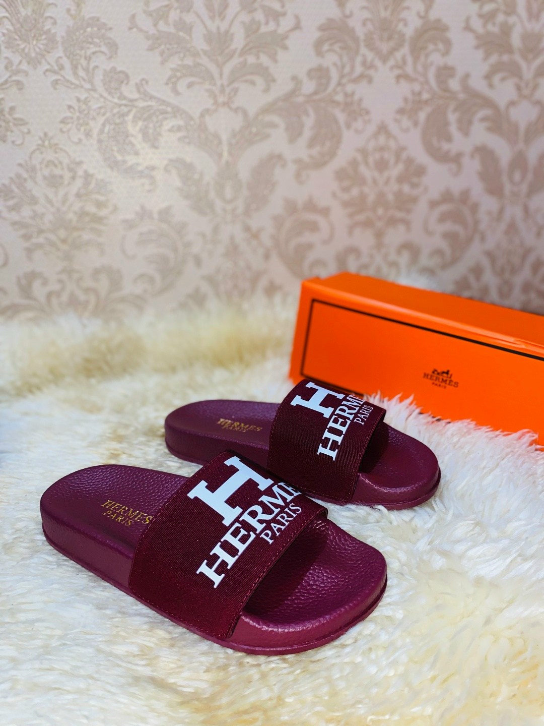 ,шлепки эрмес,шлепки эрмес оран,шлепки хермес оран,эрмес шлепки женские