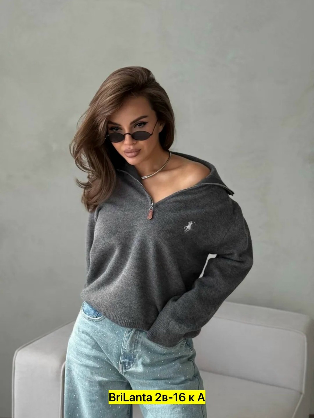 женская кофта,женская кофта с воротником на молнии,свитер с воротником на молнии,джемпер женский поло,универсальный свитер с воротником на молнии