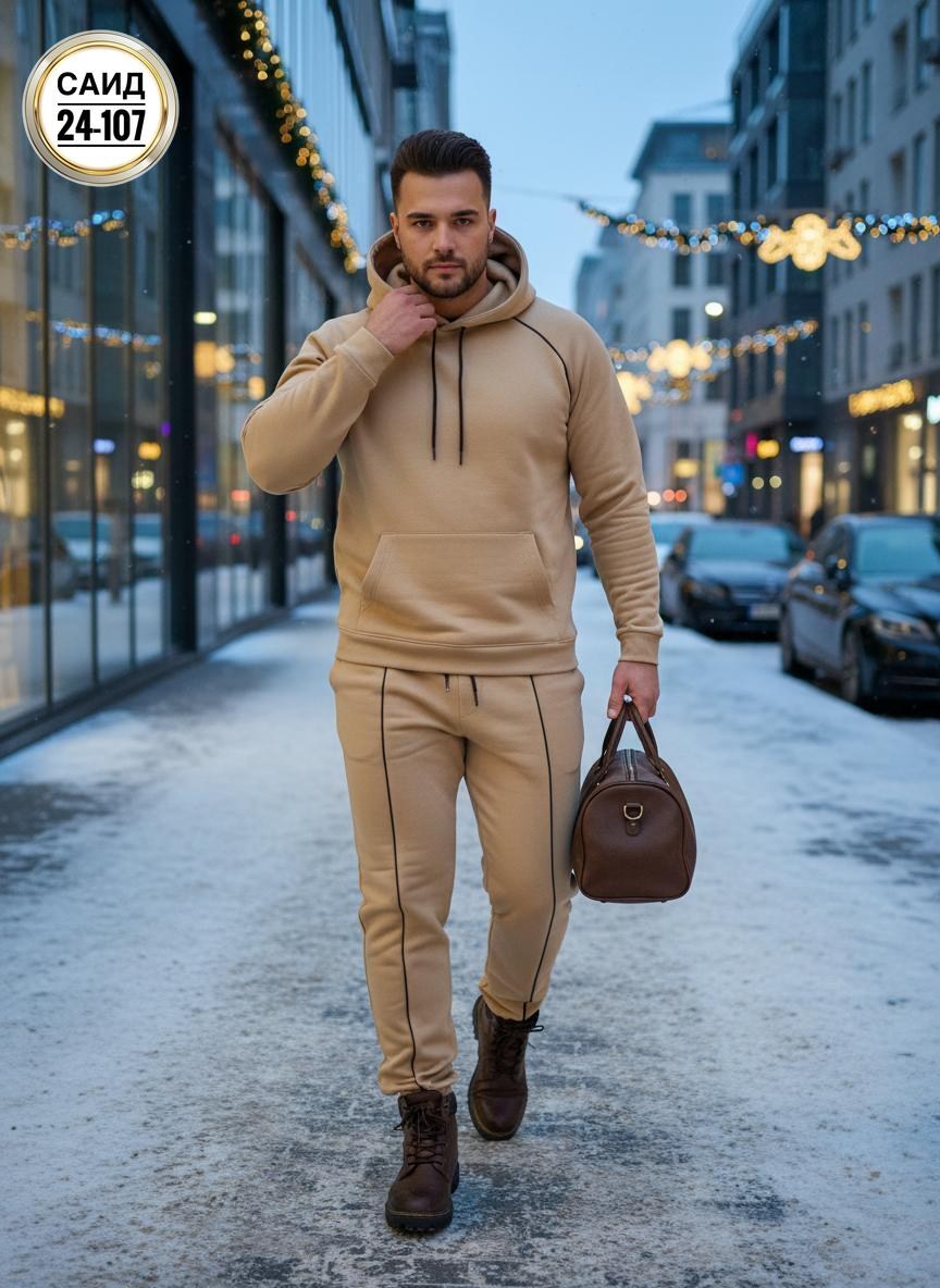 спортивный костюм бежевый,спортивный костюм,утепленный костюм,спортивный костюм мужской,костюм бежевый