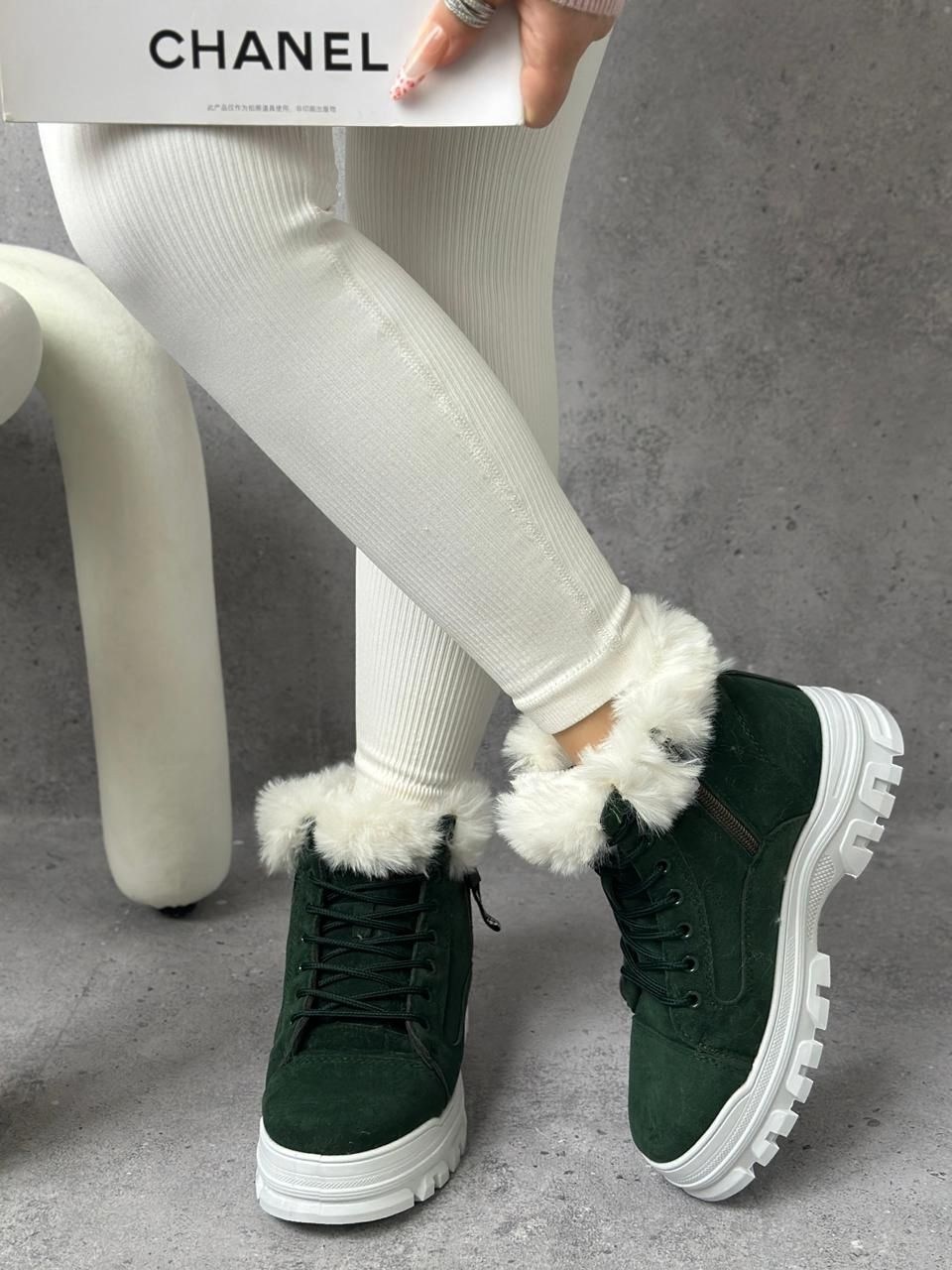 ,зеленые ботинки,ботинки женские зимние,ботинки женские зеленые,ботинки женские